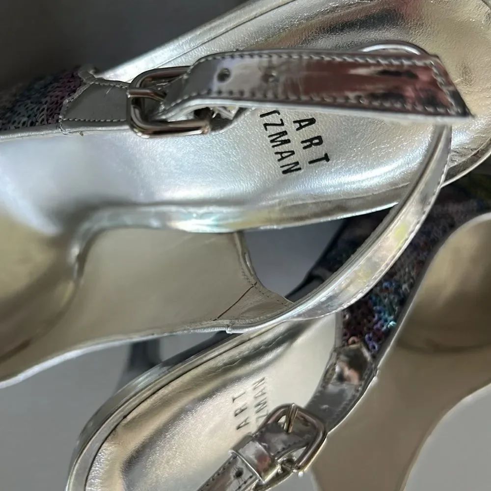 Stuart Weitzman Sequin Heels - 9.5